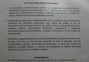 carta consejeros