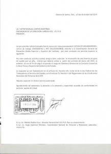 solicitud de licencia