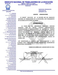 9 de enero convocatoria s22
