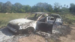 taxi quemado