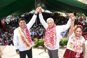 jara y amlo en istmo