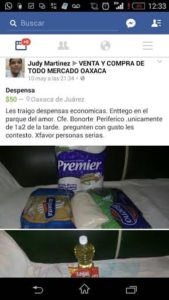 despensas venta
