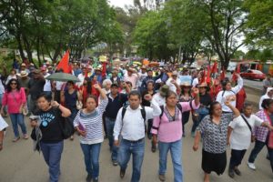 marcha cnte y organizaciones ieepo