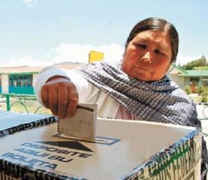 mujer voto
