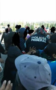 polica federal mal herido
