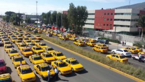 taxistas ciudad administrativa