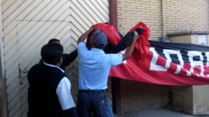 foto huelga transporte