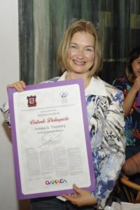reconocimiento a embajadoras
