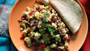 machaca con huevo