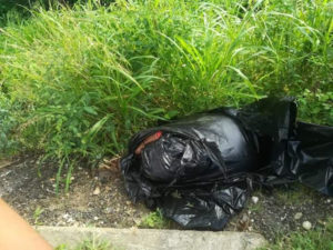 bolsa restos humanos